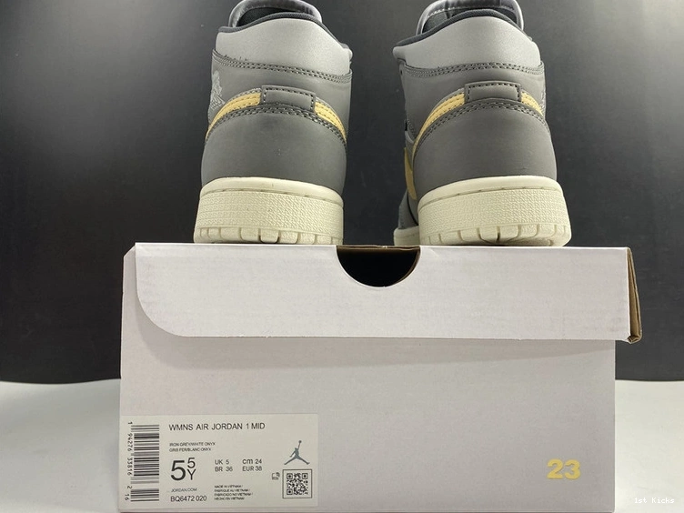 Jordan Grey 1 Onyx - BQ6472-020 (W) Mid 0201